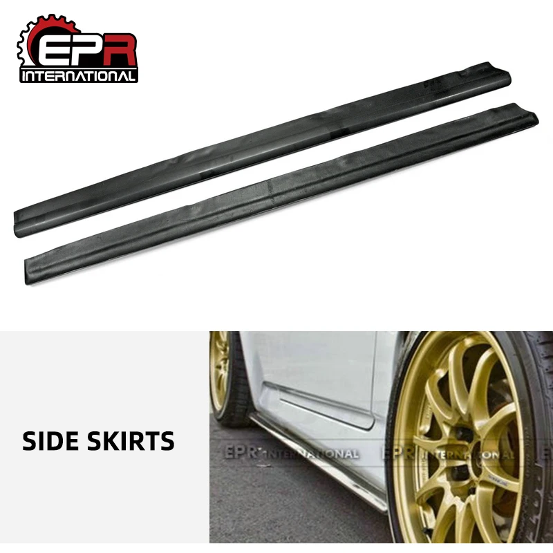 For S2000 FRP Fiber Glass Side Skirt Add On (Length 168cm) For Honda Fiberglass Side Skirt Trim Body Kit