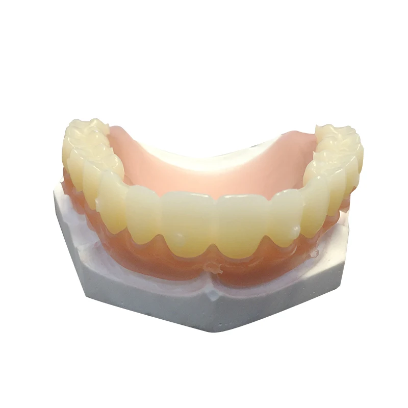 Upper และ Lower ฟันปลอมฝาครอบ Perfect Smile Veneers Comfort Fit Flex ฟันปลอมวางปลอมวงเล็บคู่ฟันปลอม PMMA