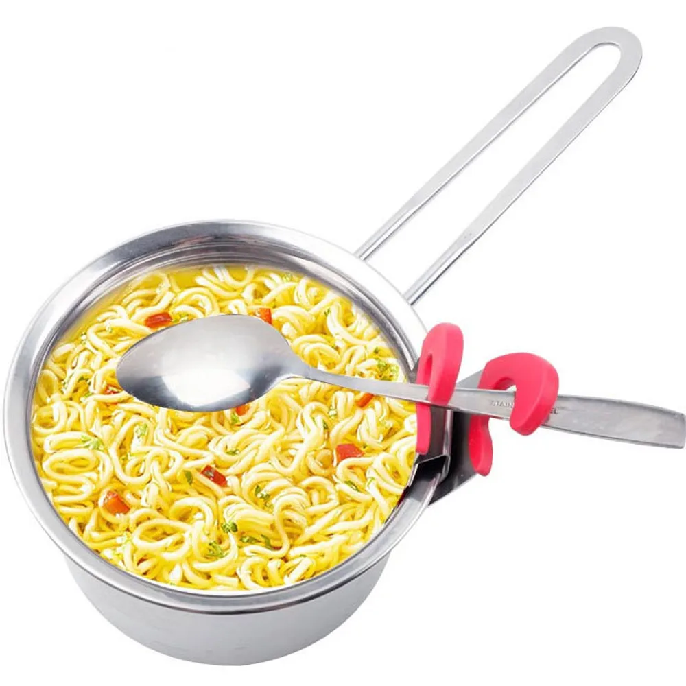 Stainless Steel Pan Edge Shovel Clamp Prevent Hot Hand Soup Pot Fixed Clamp the goods for kitchen