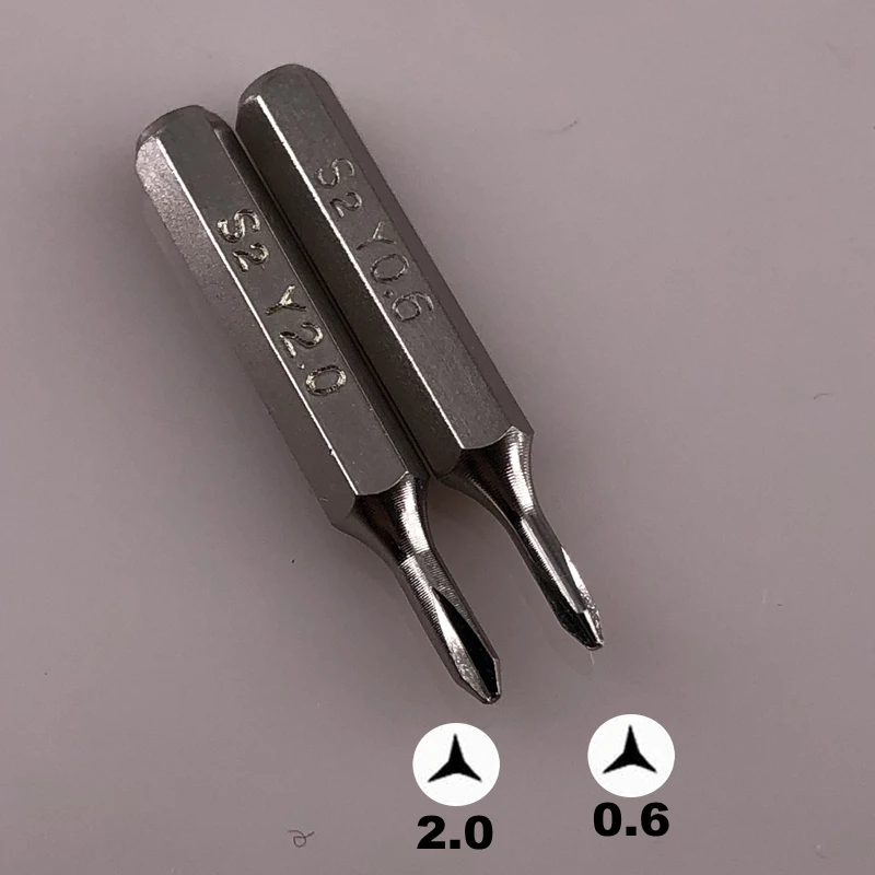 Отвертка 3/25 дюйма (4 мм) Bits Torx T1 T2 T3 T4 T5 T6 T8 T9 T10 PH000 Pentalobe 0,8/1,2 для Macbook Air Pro iphone