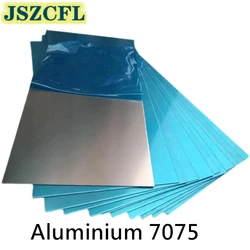 1pcs 7075 Aluminum Al Alloy Shiny Polished Plate Sheet 2mm x 100mm x 350mm for DIY Material Model Parts or Boat Construction