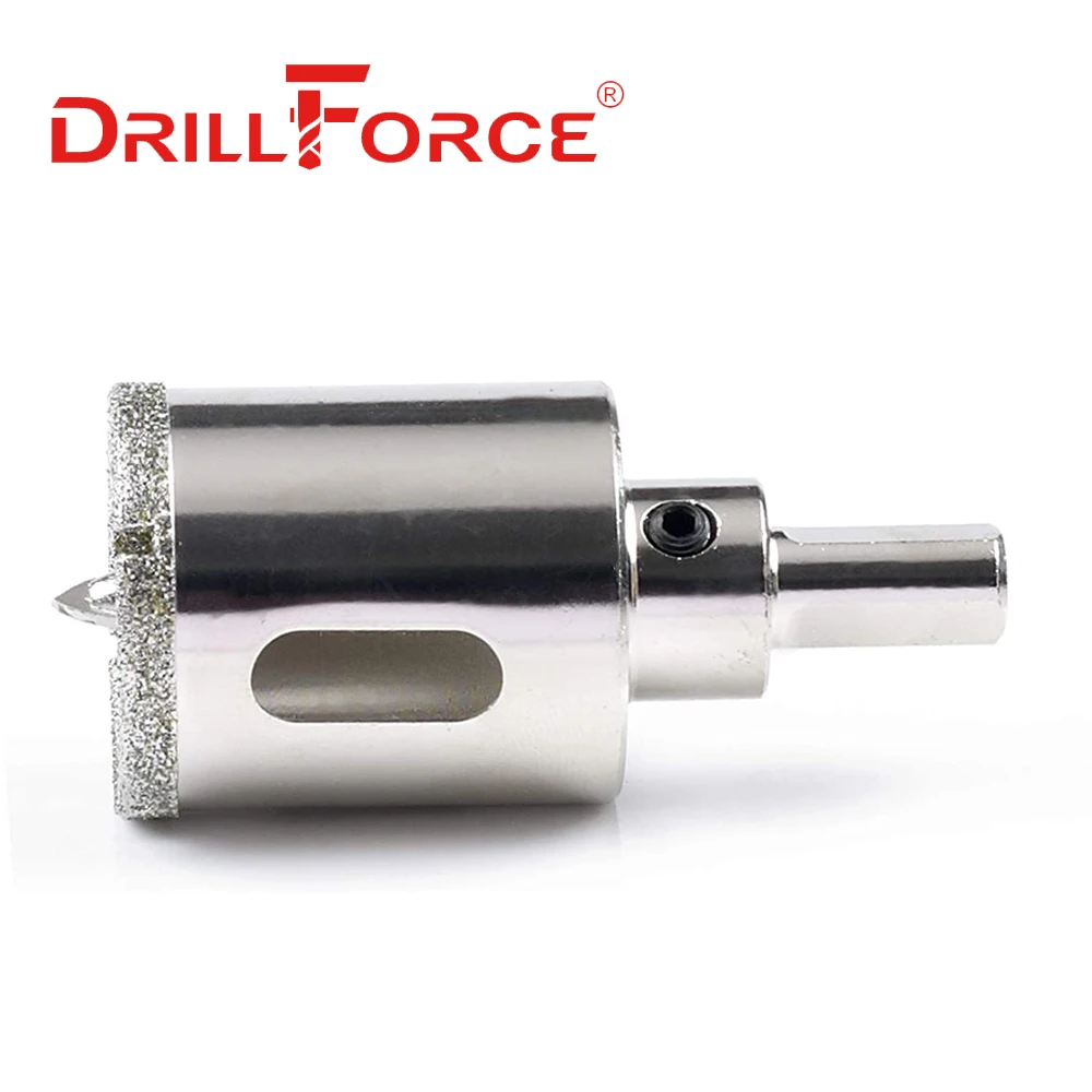 Кольцевая пила Drillforce 16-100 мм, колонковое сверло, открывалка, режущие инструменты для Mable, керамическое стекло с центральным сверлом