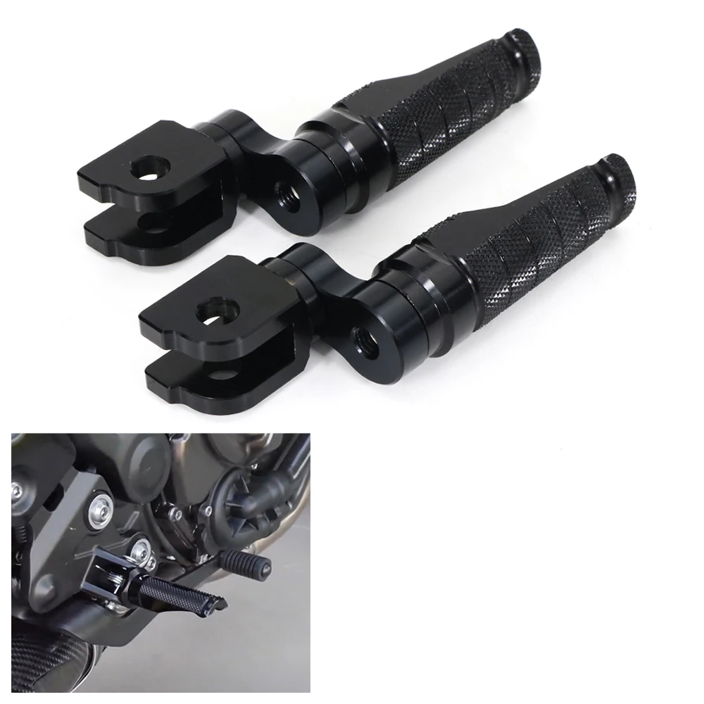 Motorcycle Front Footrests Foot Pegs Adjustable Fit For Suzuki DL650 Vstrom GSR600 GSXR600 750 GSXR1000 GSXS125 GSX-S1000 SV650