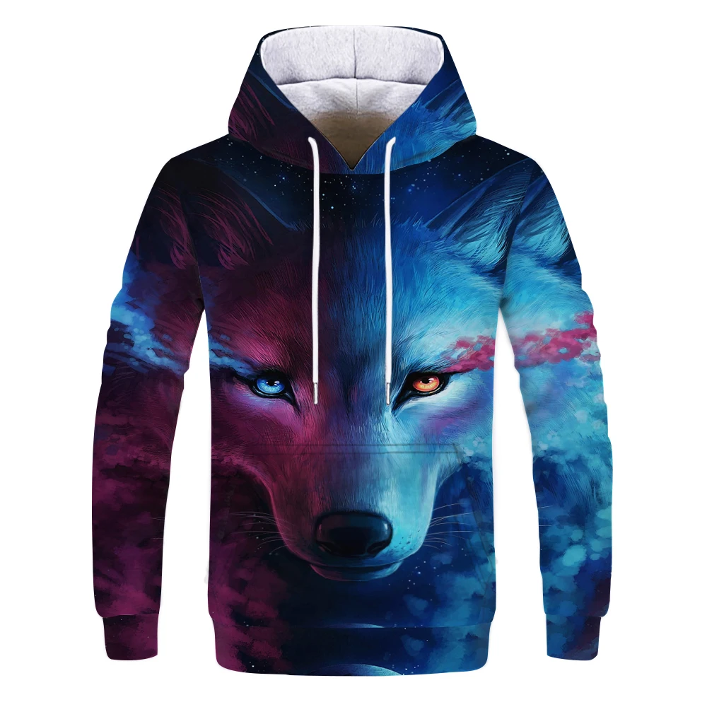 

Wolf Printed Hoodies Men 3d Hoodies Brand Sweatshirts Boy Jackets Quality Pullover Fashion Tracksuits Animal Streetwear Out Coat