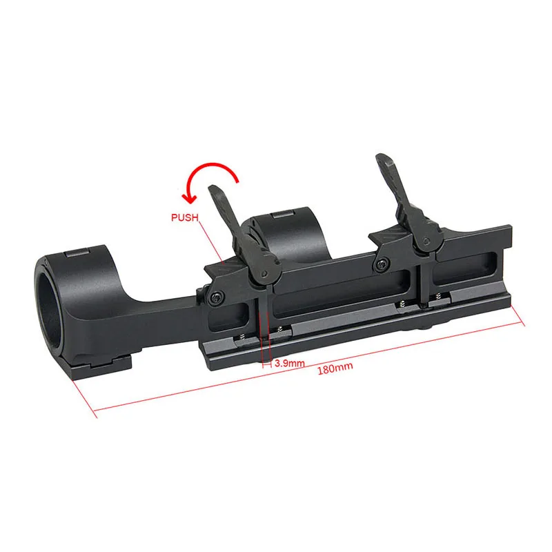 Imagem -06 - Dual Ring Scope Mount para Caça ao ar Livre Canis Laters qd Alumínio 30 mm 35 mm Pp240164