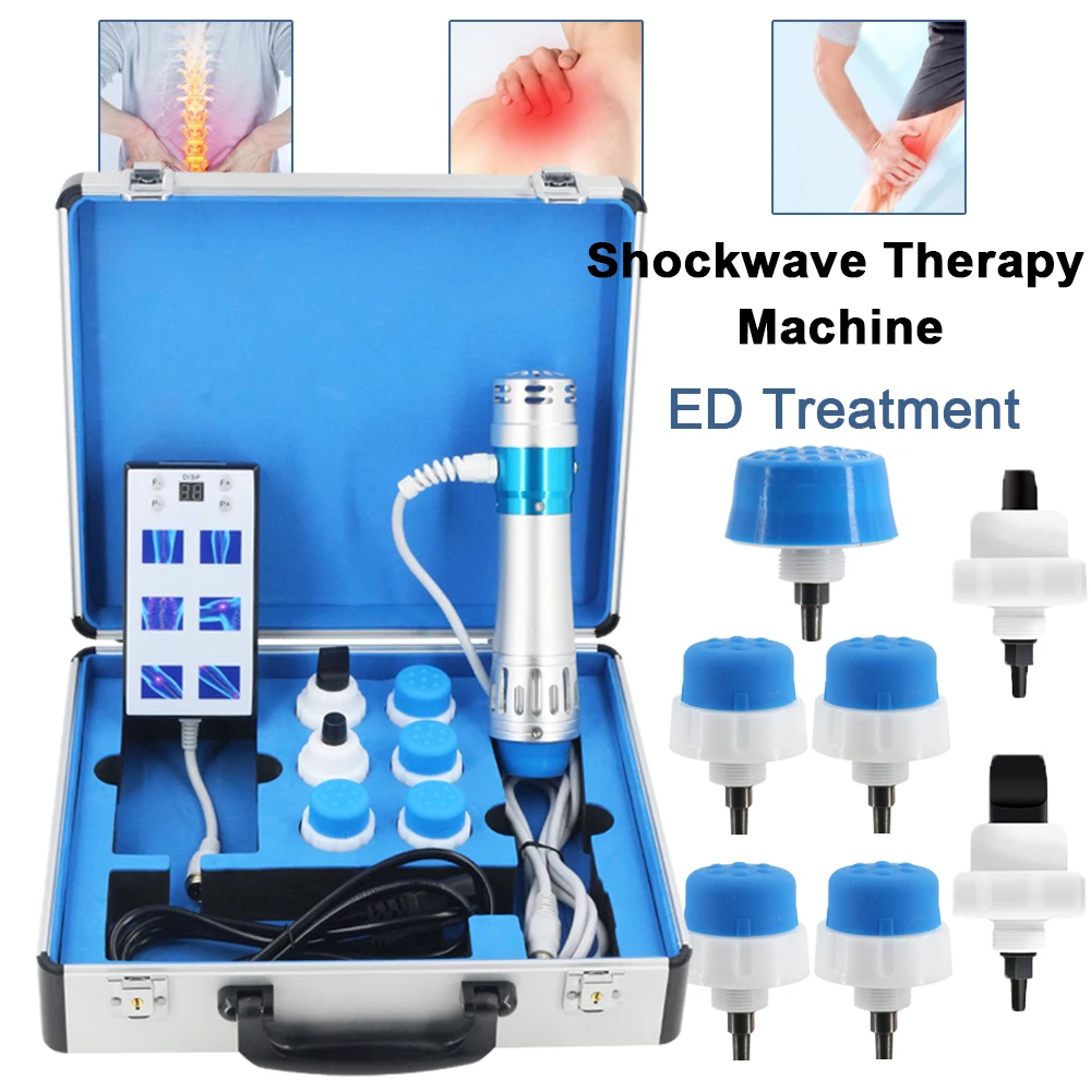 Professional Shockwave Therapy Machine  For ED Deep Tissue Percussion Body Massager Physiotherapy Massage Shockwave Equipment