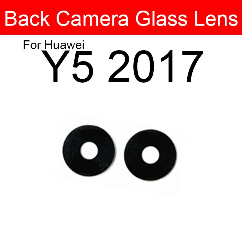 Back Rear Camera Glass Lens With Sticker For Huawei Y5 Y6 Y7 Y9 Pro Prime 2017 2018 2019 Dual Single Main Camera Glass Lens