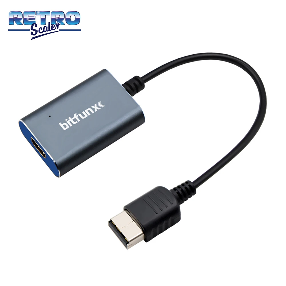 Bitfunx Digital HDMI-compatible Adapter Video and Audio Cable Plug and Play for DC Dreamcast Game Console