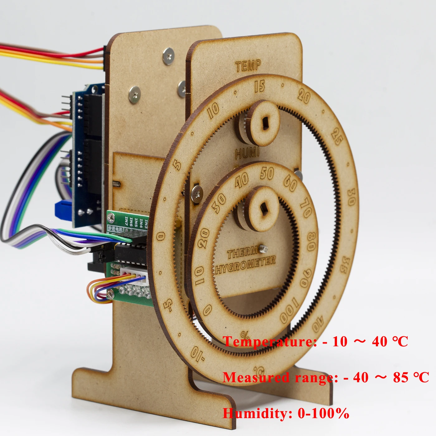 New Thermometer for Arduino Creative Production Assembly Model Motor Wooden Diy Project Stem Education