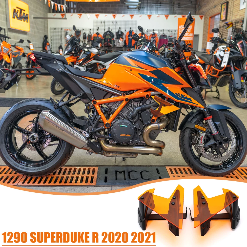 

For 1290 SUPERDUKE R 2020 2021NEW Motorcycle Parts Side Downforce Naked Spoilers Fixed Winglet Fairing Wing Deflectors Pane