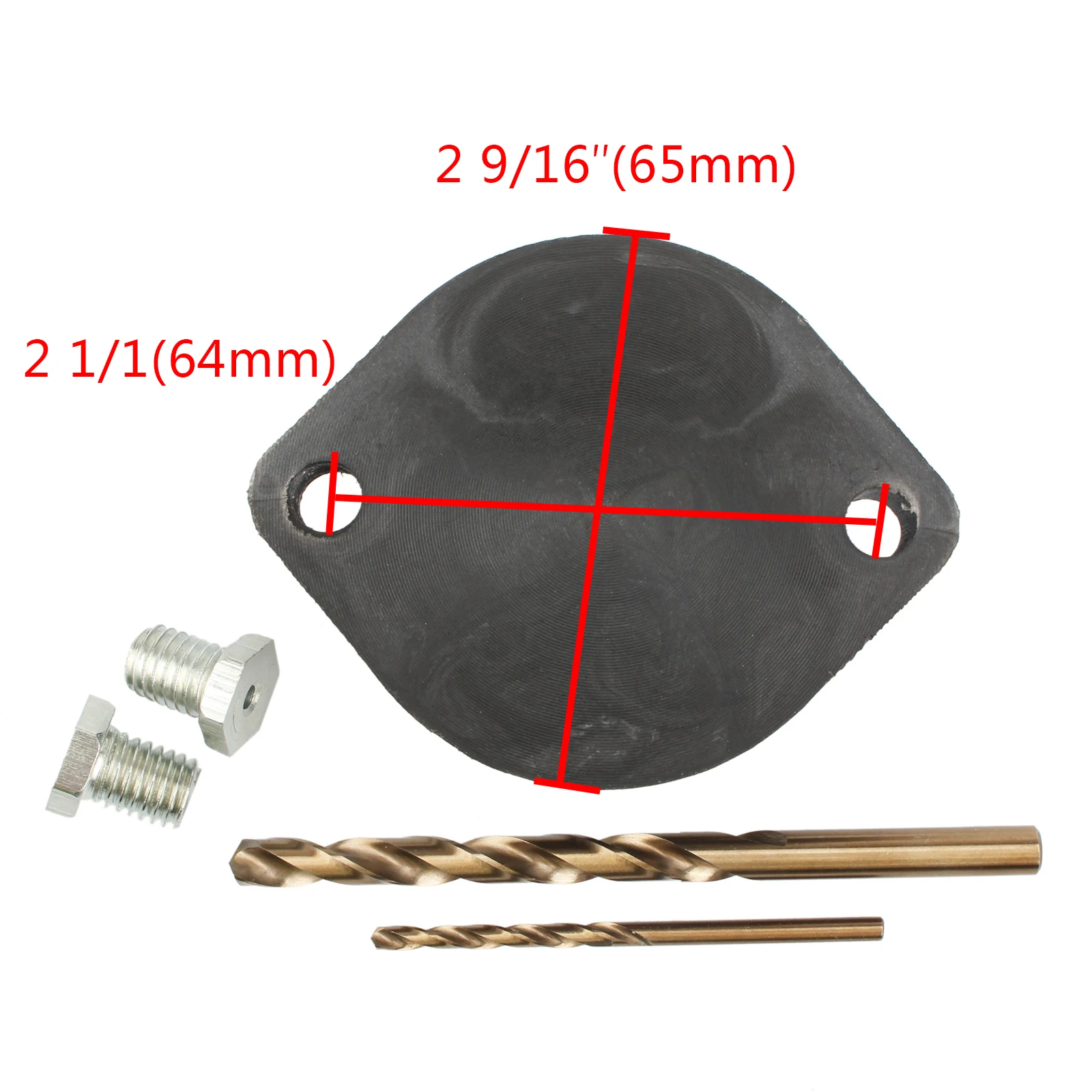 Motorcycle Exhaust Stud Drilling Kit Drill Plate Tool For Harley Buell Blast 500 Softail Touring Sportster XL883 Tri accessories