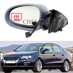 For VW Passat B6 2006 2007 2008 2009 2010 2011 Car-styling Heated Electric Wing Side Rear Mirror Left Driver Side