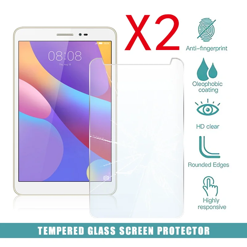 2Pcs Tablet Tempered Glass Pelindung Layar untuk Huawei MediaPad T2 8 Pro Tablet Komputer Explosion-Proof Layar