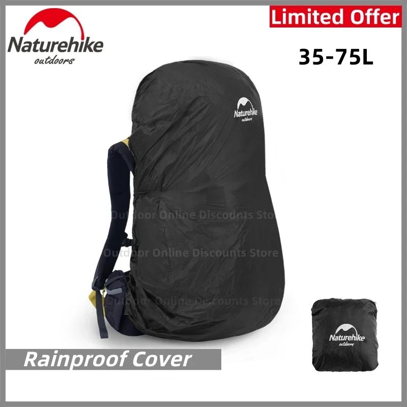 Naturehike Backpack Rainproof Cover Nylon Outdoor Riding Dustproof Waterproof Travel Hiking Backpacks Cover Trekking Travel