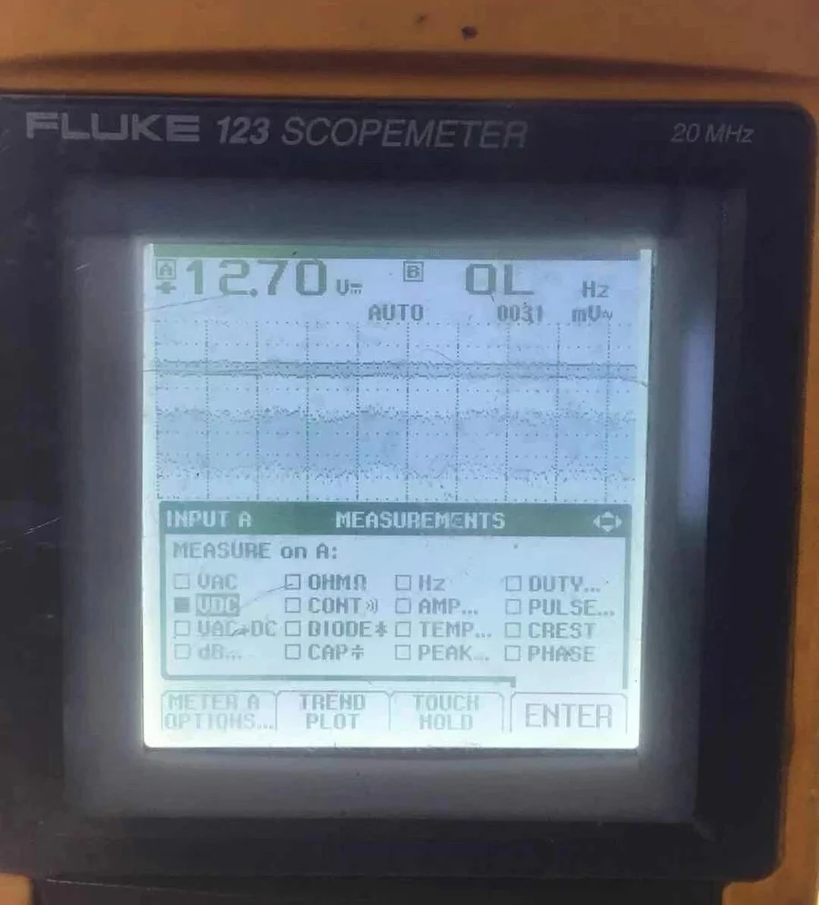 New lcd Compatible Display For FLUKE 123 124 125 oscilloscope matrix lcd display Digital For Fluke 43B