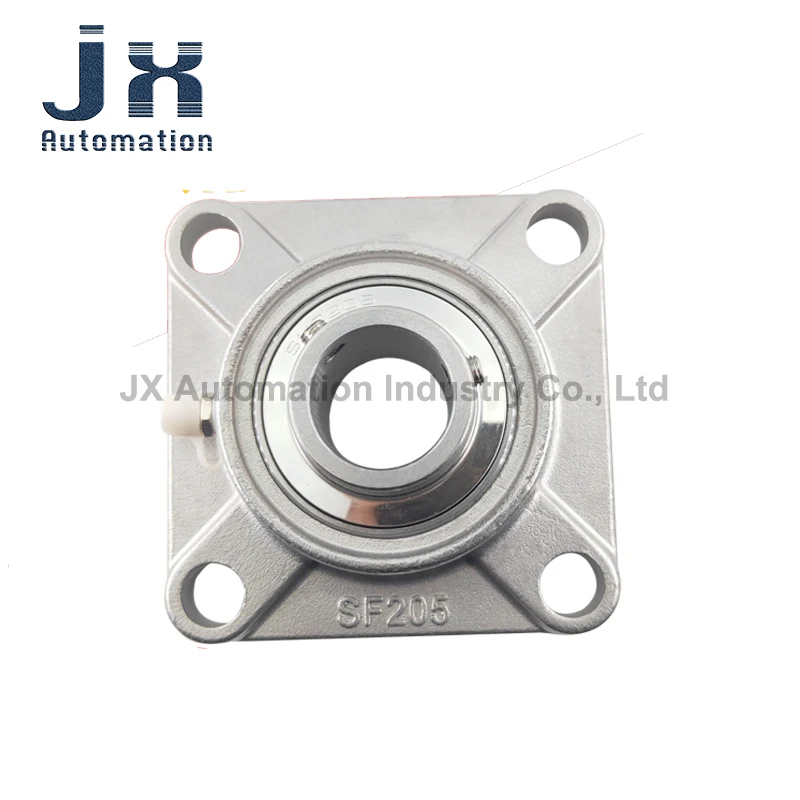 

Square Stainless Steel Outer Spherical Bearing with Seat UC203.SF203 SF204 SF205 SF206 SF207