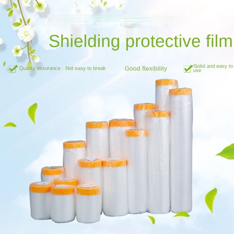 20M Dust Proof Film Household Protective Film One Time Decoration Cover Film Anti Paint Plastic Cloth Furniture Dust Cover