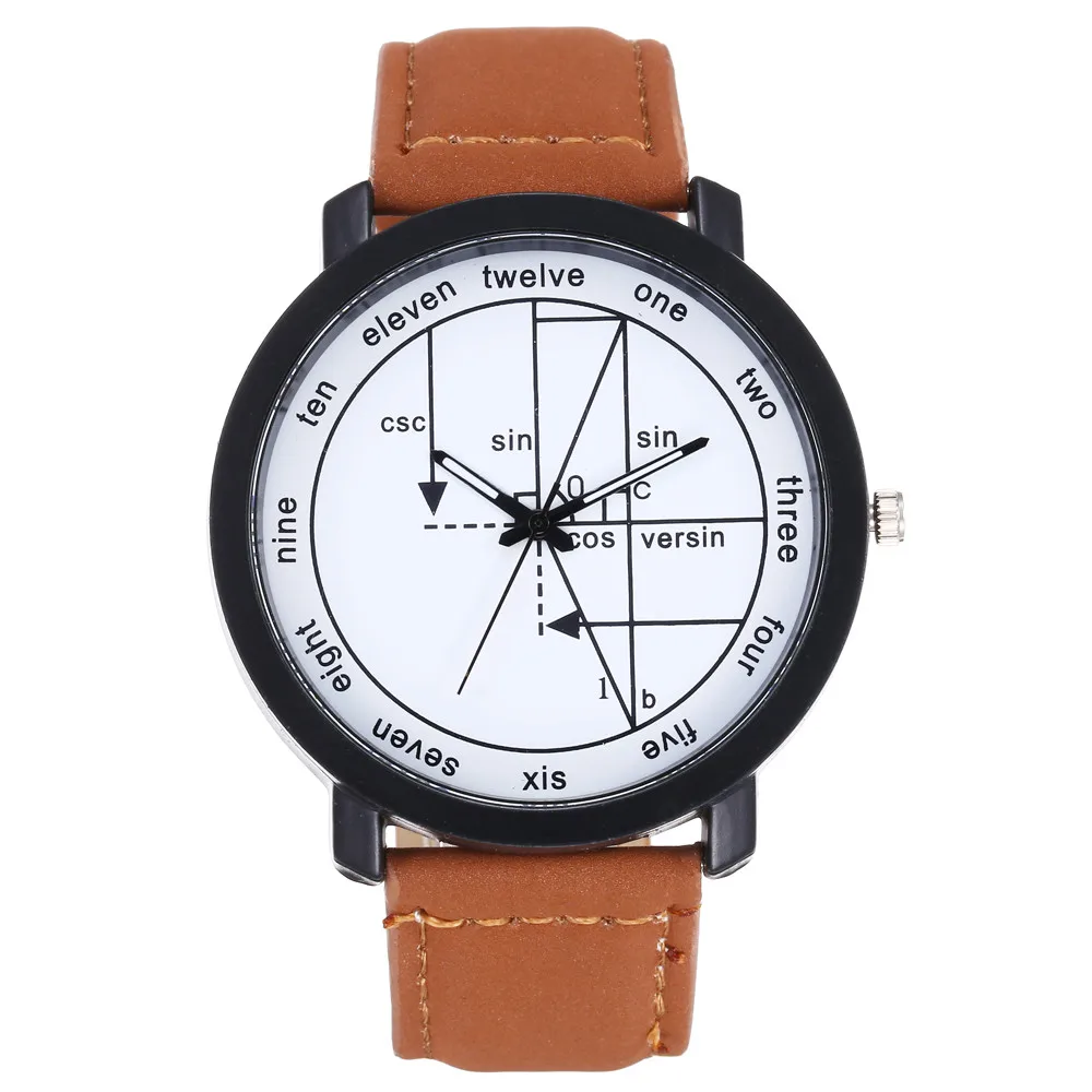 2020 Unisex Watch Fashion Creative Women Watches Interesting Mathematical Formula Dial Quartz Wristwatches Women Ladies Watches