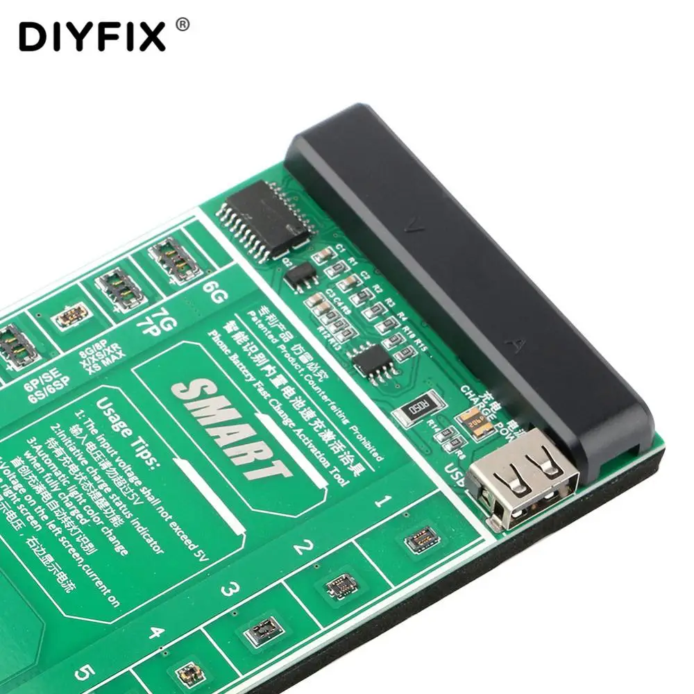 DIYFIX العالمي الهاتف سريع شحن البطارية و تفعيل مجلس ل فون 4-XS ماكس سامسونج xiaomi هواوي الصين الهاتف الذكي