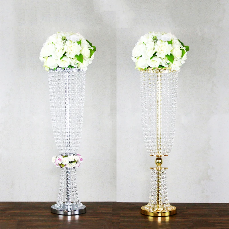 

Crystal Table Flower Stand Wedding Centerpiece Weddingweddingcrystal Wedding Table Centerpieces senyu0967