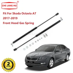 Set For Skoda Octavia A7 MK3 Sedan RS Combi 2017 2018 2019 Car-styling Refit Bonnet Hood Gas Shock Lift Strut Bars Support Rod