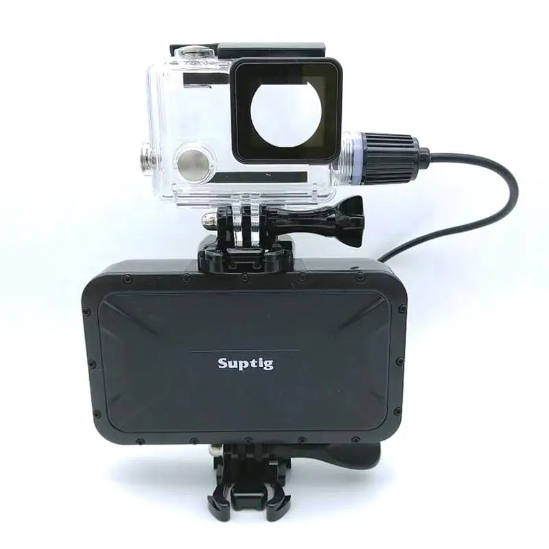 Suptig 7800mAh Waterproof Power Bank Battery Charger Waterproof Case For GoPro Hero 12110/9/8/7/5/4/3 Action Camera Charging Box