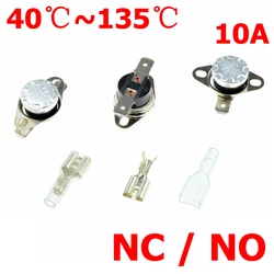 Thermostat Switch 60C 40C 50C 70C 80C 100C DegC 10A NC Normally Close NO Normal Open Thermal Sensor Temperature Switches KSD301