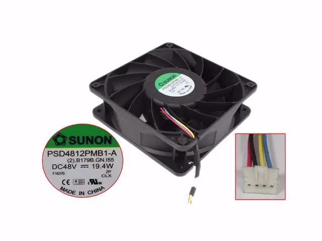 

SUNON PSD4812PMB1-A DC 48V 19.4W 120x120x38mm 4-Wire Server Cooling Fan