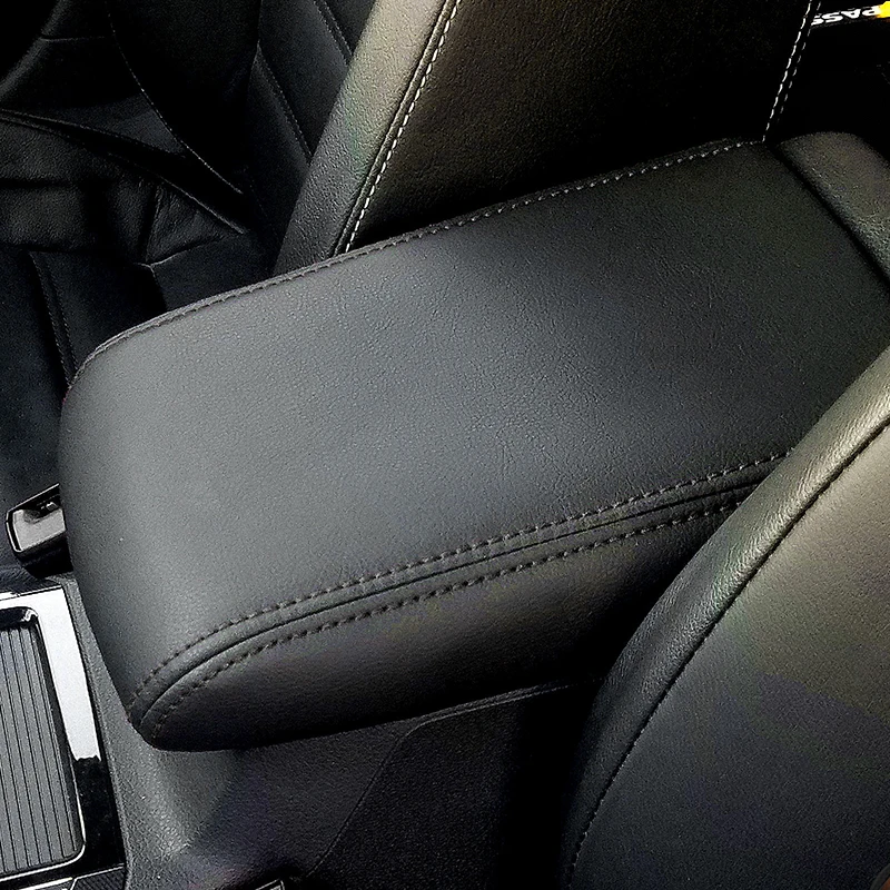 

Soft Microfiber Leather Armrest Cover For VW Golf 6 MK6 2010 2011 2012 2013 Car Center Control Armrest Box Surface Cover Trim