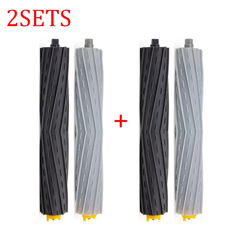 For Irobot Roomba 800 900 Series 2 Set Tangle-free Debris Extractor Roller Brushes 870 880 890 980 Robot Vacuum Cleaner Parts