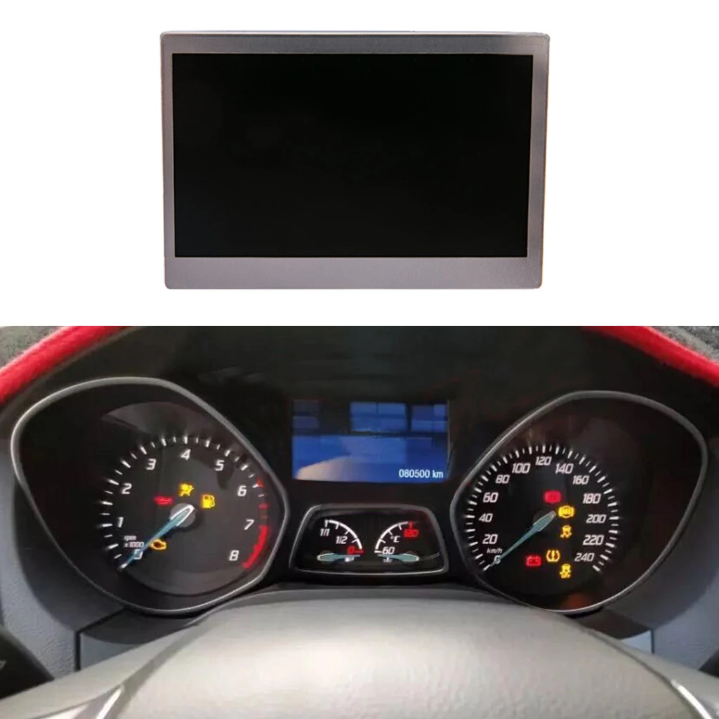 Car LCD Display Color Screen Dashboard Speedometer Cluster for Ford Escape/Focus 2013-16 RGB LQ042T5DZ11 Tachometer Cluster