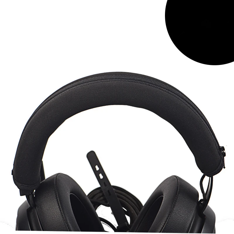 Headphone Headband Cover Zipper Cushion Protective Cushion Protection Pad Head Beam Cover for Razer Kraken Pro V2 Headphones