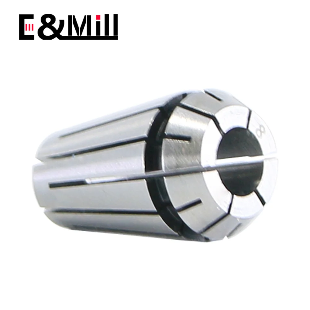 1PCS ER Collet Chuck ER8 1~5mm 5.5mm 6mm Precision 0.015 For CNC Milling Tool Holder Engraving Machine Lathe Mill Spring Chuck