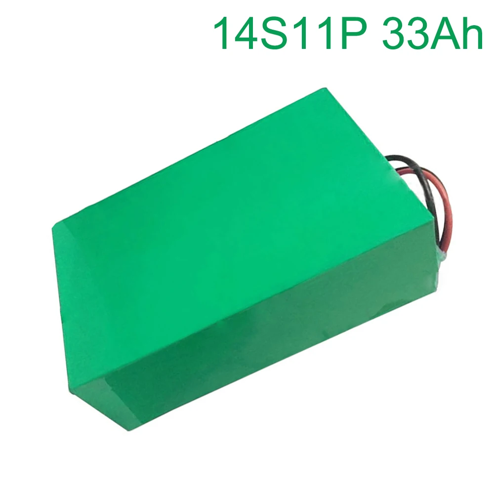 

52V 33Ah 14S11P 18650 Li-ion Battery electric two Three wheeled motorcycle bicycle 275*215*70mm