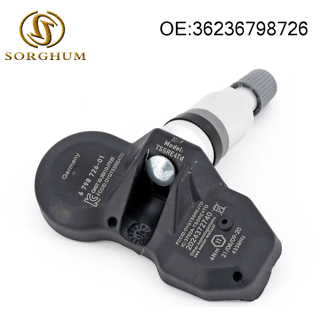 

Датчик давления в шинах SORGHUM, система TPMS для BMW 328i 335i 528i 550i 750i 760Li 36236798726 36236771034 362367794940 36236781847