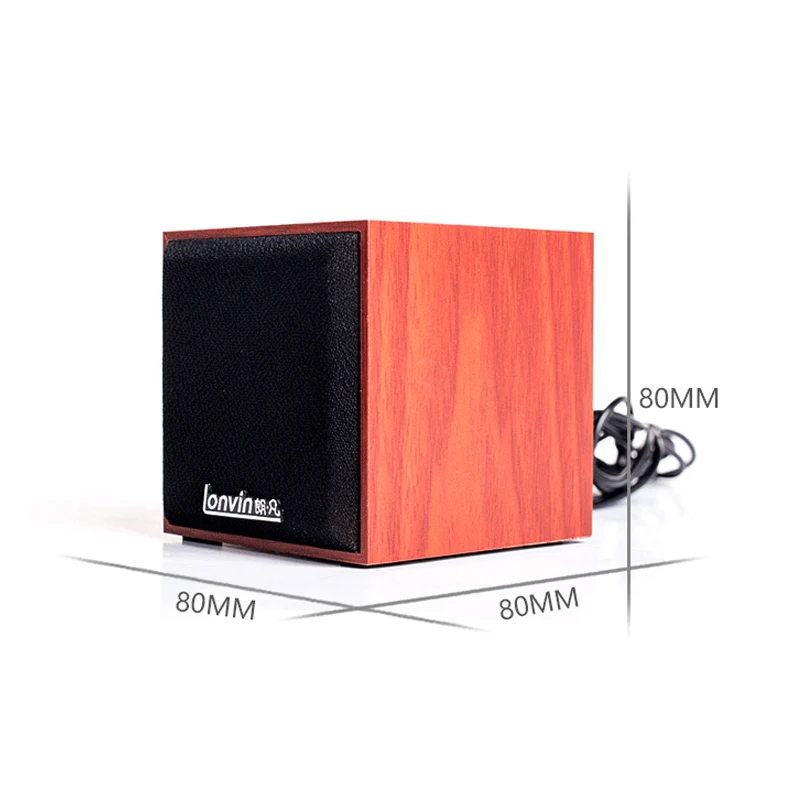 Altoparlante domestico HiFi 3W Subwoofer Audio per Computer a bassa potenza altoparlante USB Mini altoparlante per telefono cellulare con manopola tono altoparlante portatile TV