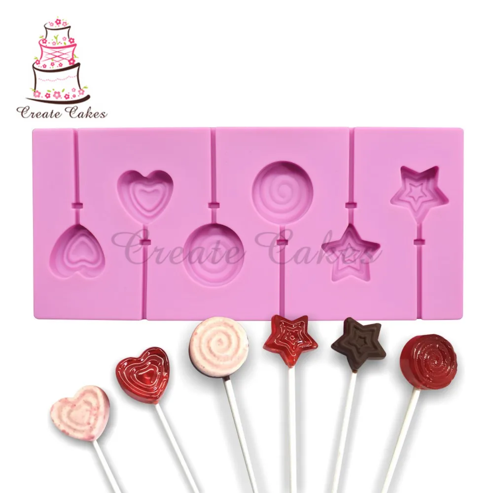 Sexy Lip Mold Heart Lollipop mold Cake Decorating Tools 3D Snack Tool For Same as Snack Party Kitchen Tools Bakeware