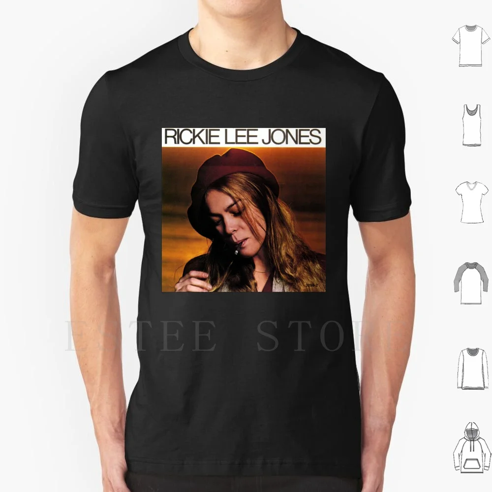 Rickie Lee Jones T Shirt Cotton Men DIY Print Rickie Lee Jones 60s Music Rickie Lee Rickie Lee New Orleans Folk Music 1960s Tom