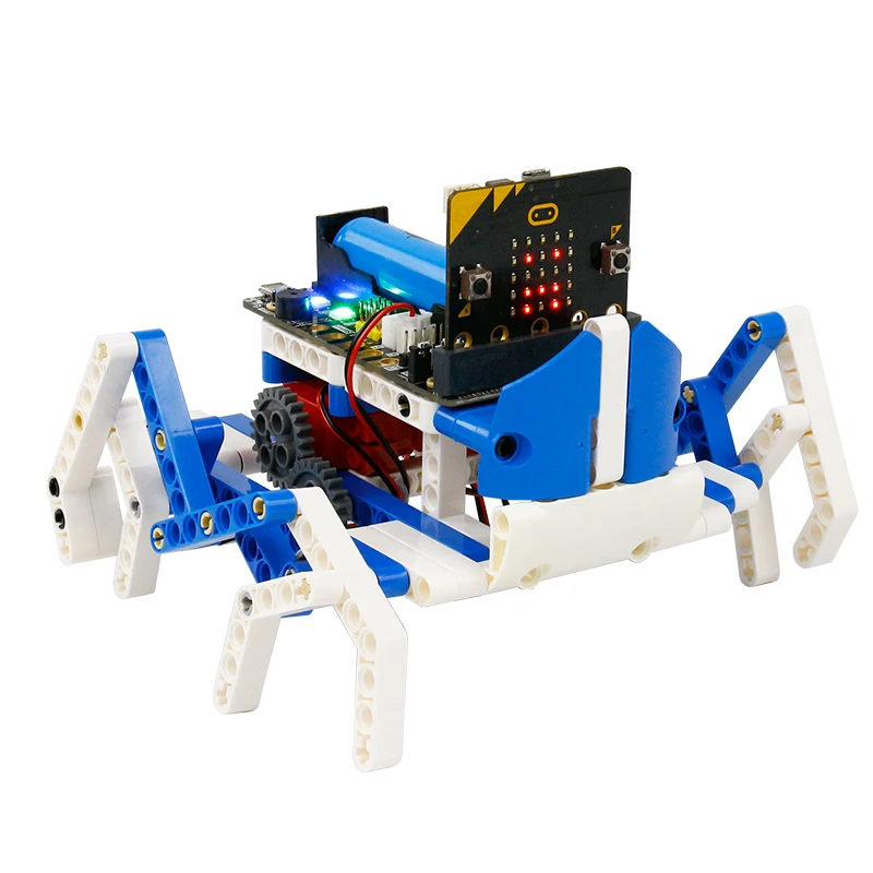 Imagem -04 - Bocado de Construção Super Kit Brinquedo Robô Educacional para Python e Programação Makecode Compatível com Microbit V1and v2 16 em