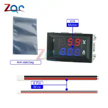 Mini Digital Volt Amp Meter 0-100V 10A with Dual LED #6
