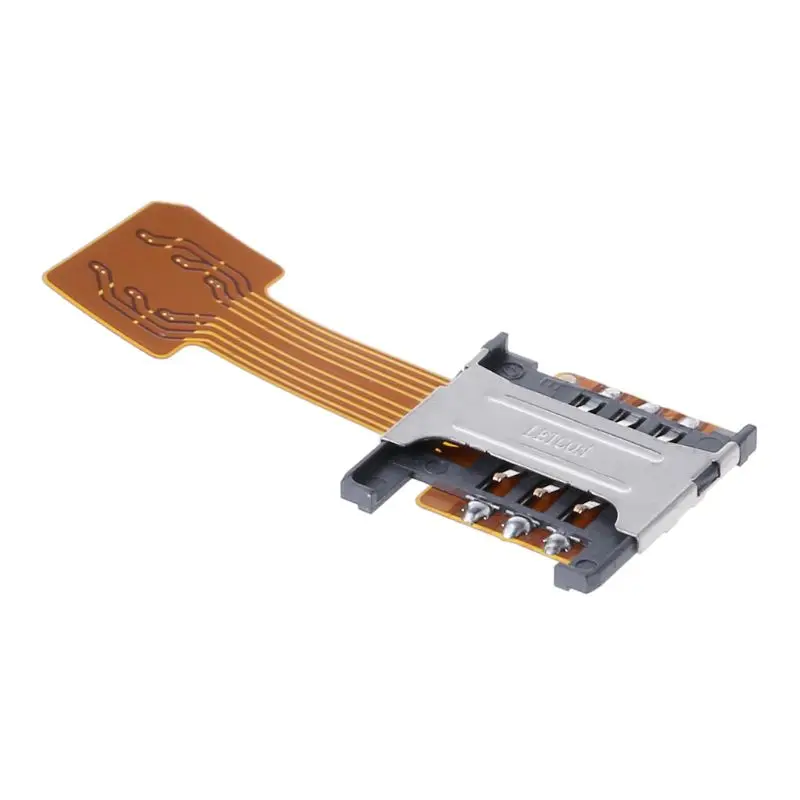 Hybride Dubbele Dual Sim-kaart Adapter Voor Android Telefoon Extender Nano Mic Qxnf