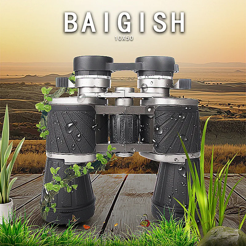 Imagem -05 - Baigish-russo Poderosos Binóculos Militares 10x50 Lll Night Vision Telescope Profissional para Caça Observação de Aves