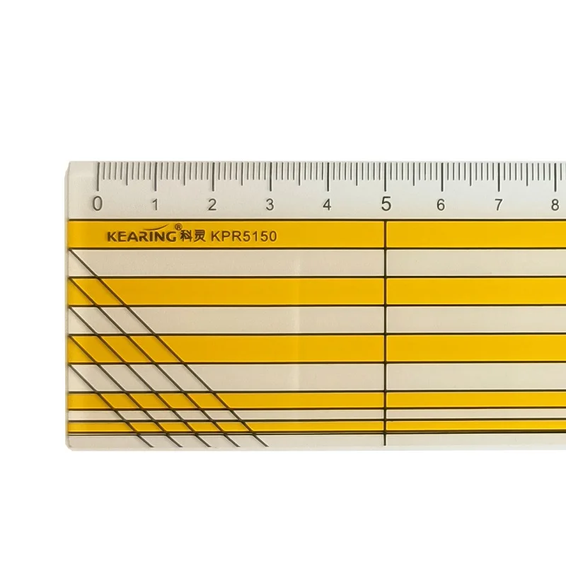 15cm Acrylic Sewing Ruler Multifunctional Patchwork Ruler DIY Handmade Manual Measuring Ruler 2mm Thick KPR5150