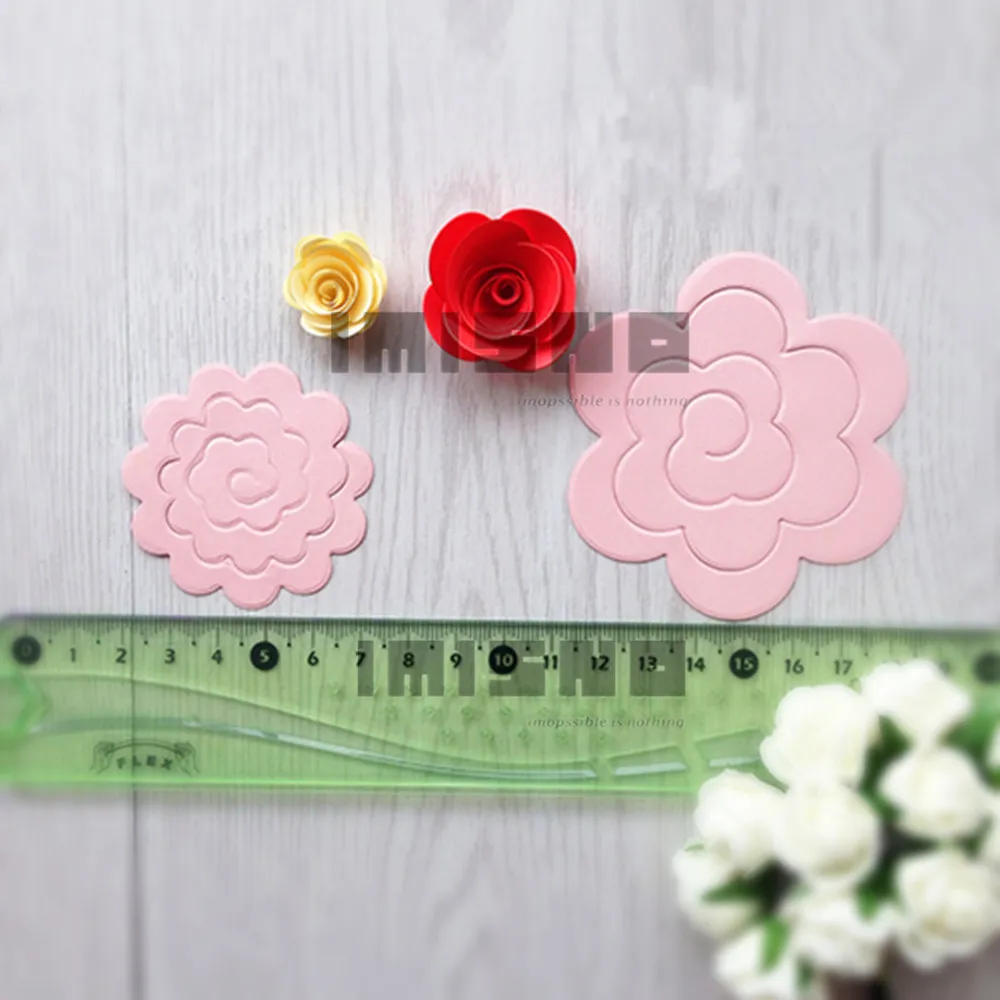 3D craft papers 10 colors flower paper quilling DIY rainbow origami material paper quilling 20PCS wholesale