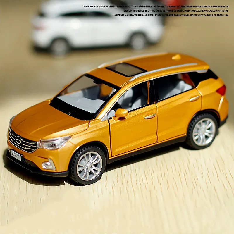 Best selling 1:32 GS4 SUV alloy model,simulation die-casting sound and light pull back children's toy car gift,free shipping