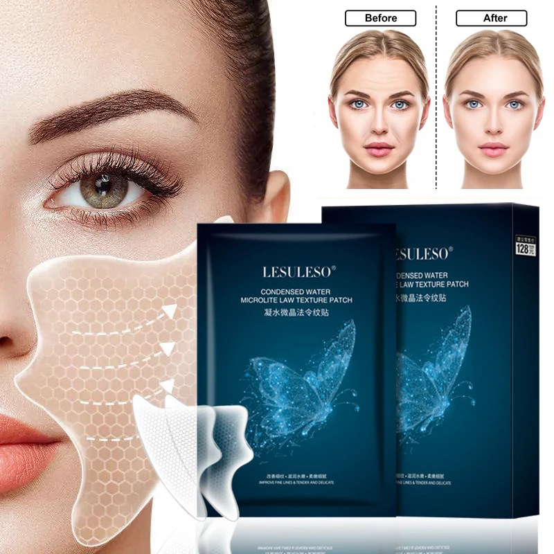 

Collagen Microcrystalline Smile Lines Face Lifting Patch Nasolabial Folds Anti Wrinkle Firming Face Mask Anti Aging Care