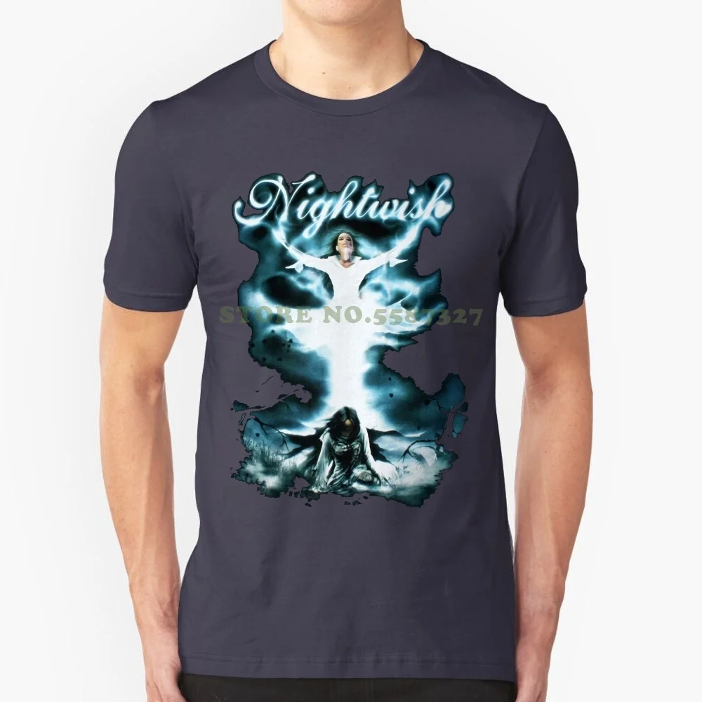 Nightwish Resurrection Black T Shirt Symphonic Metal Tarja Turunen Epica Men Short Sleeve Tshirt