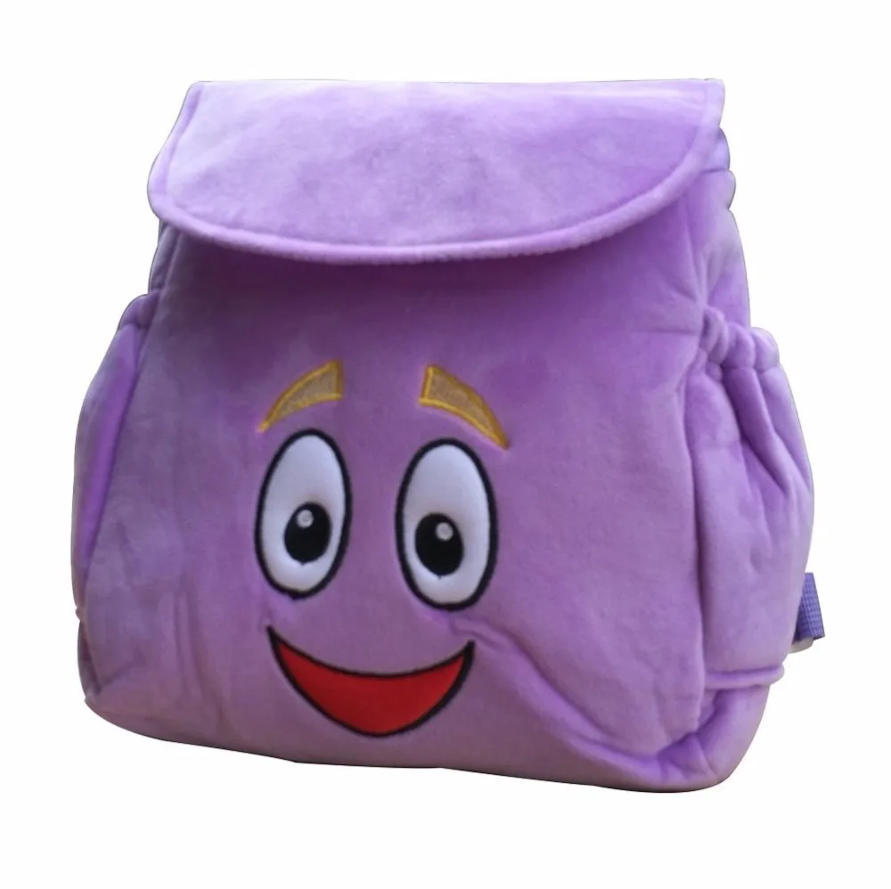 Dora Explorer Backpack Rescue Bag with Map,Pre-Kindergarten Toys Purple Xmas Girls Back to School Gifts