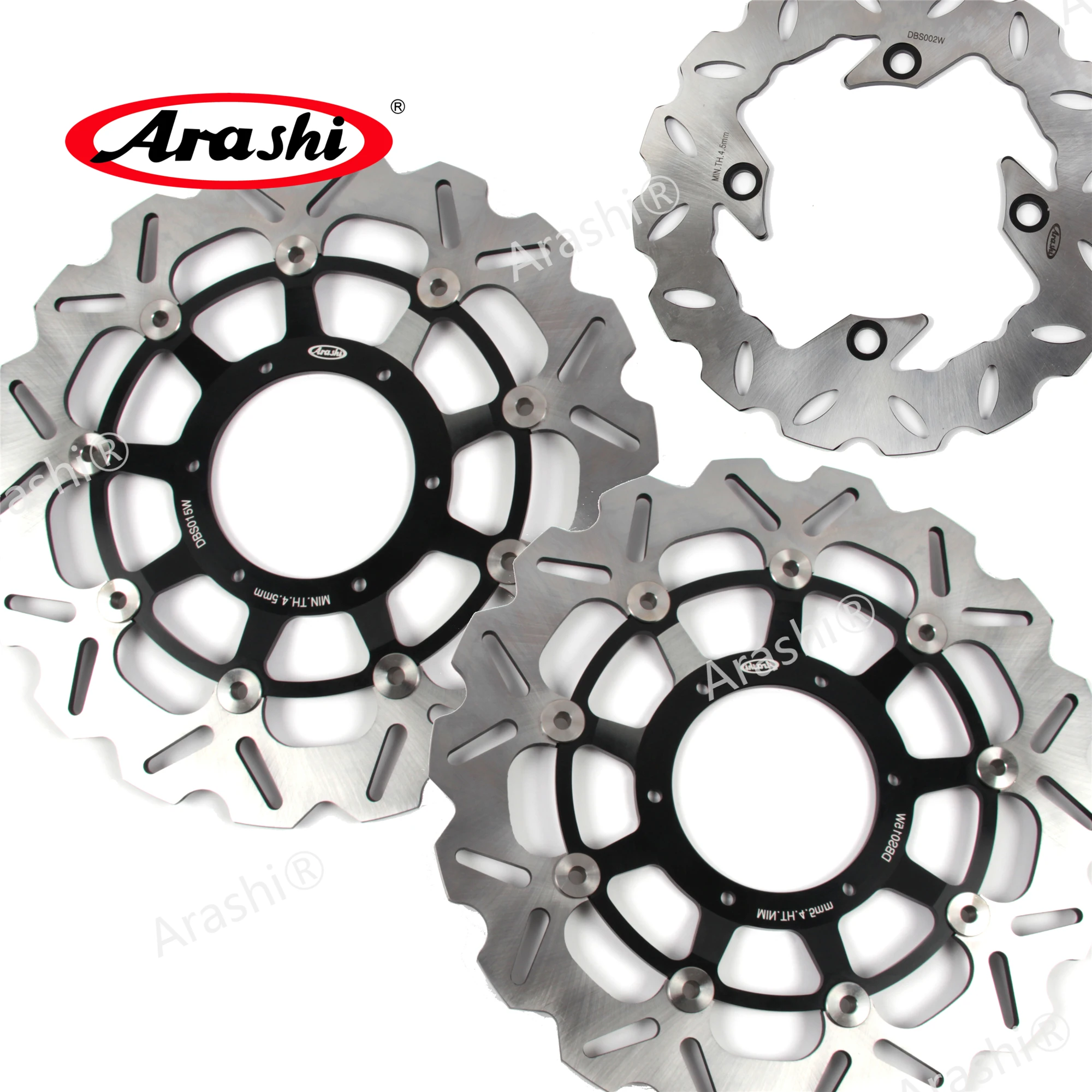 

ARASHI CBR600RR CNC Front Rear Brake Rotor Disc Brake Disk For HONDA CBR 600 RR 2003 - 2015 2004 2005 2006 2007 2008 2009 2010