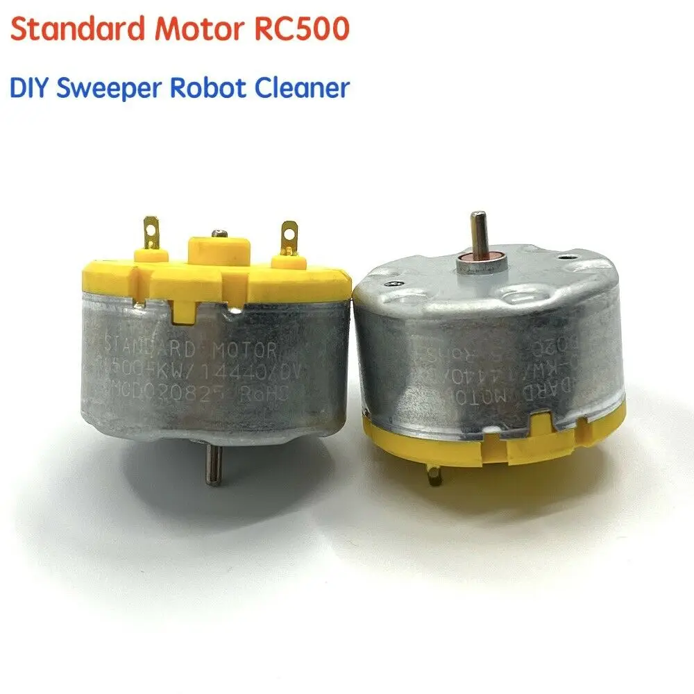 Standard Motor RC500 DC 6V 9V 12V Micro 32mm Round Motor Cleaner Sweeper Robot